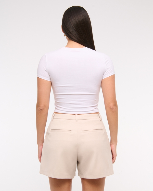 Curve Love A&F Sloane Low Rise Tailored Short