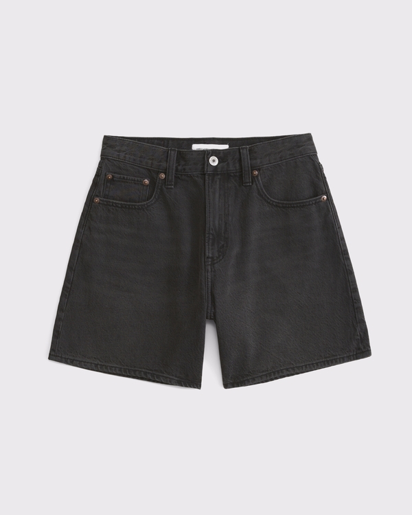 High Rise Loose Short, Black view 1