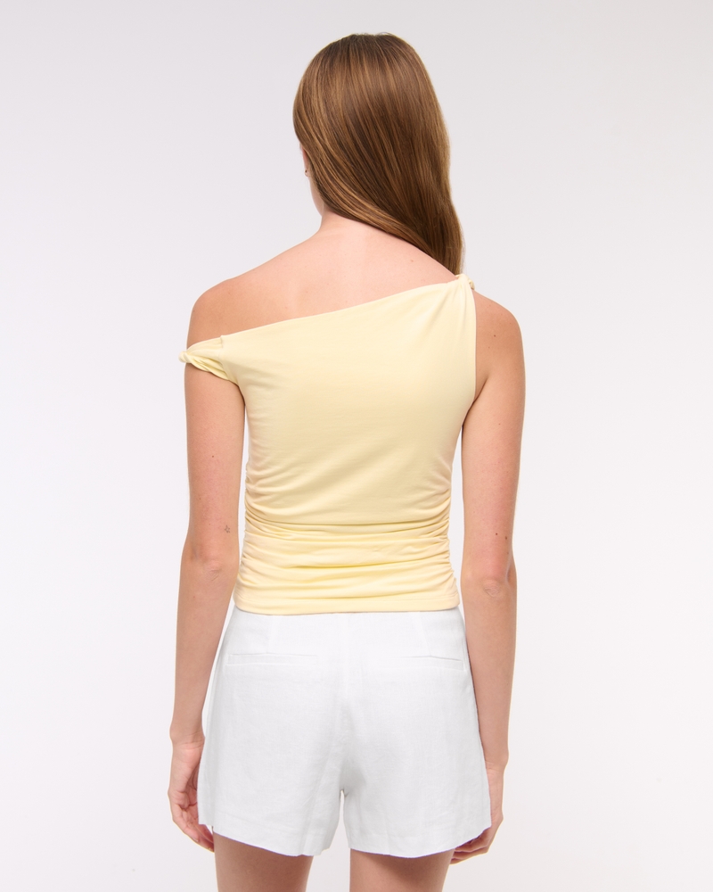 A&F Sloane Tailored Linen-Blend Short