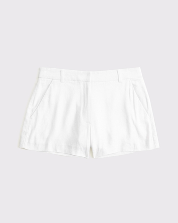 Curve Love A&F Sloane Tailored Linen-Blend Short from Abercrombie & Fitch - $19.97