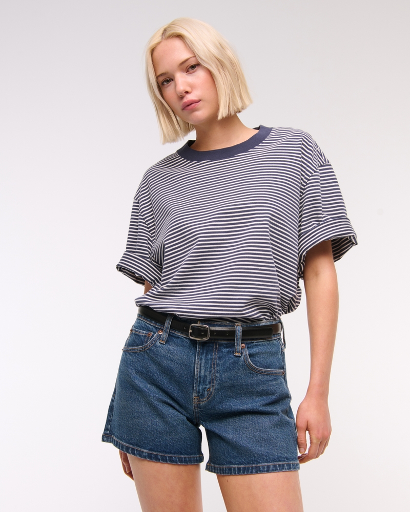 Mid Rise A-Line Short