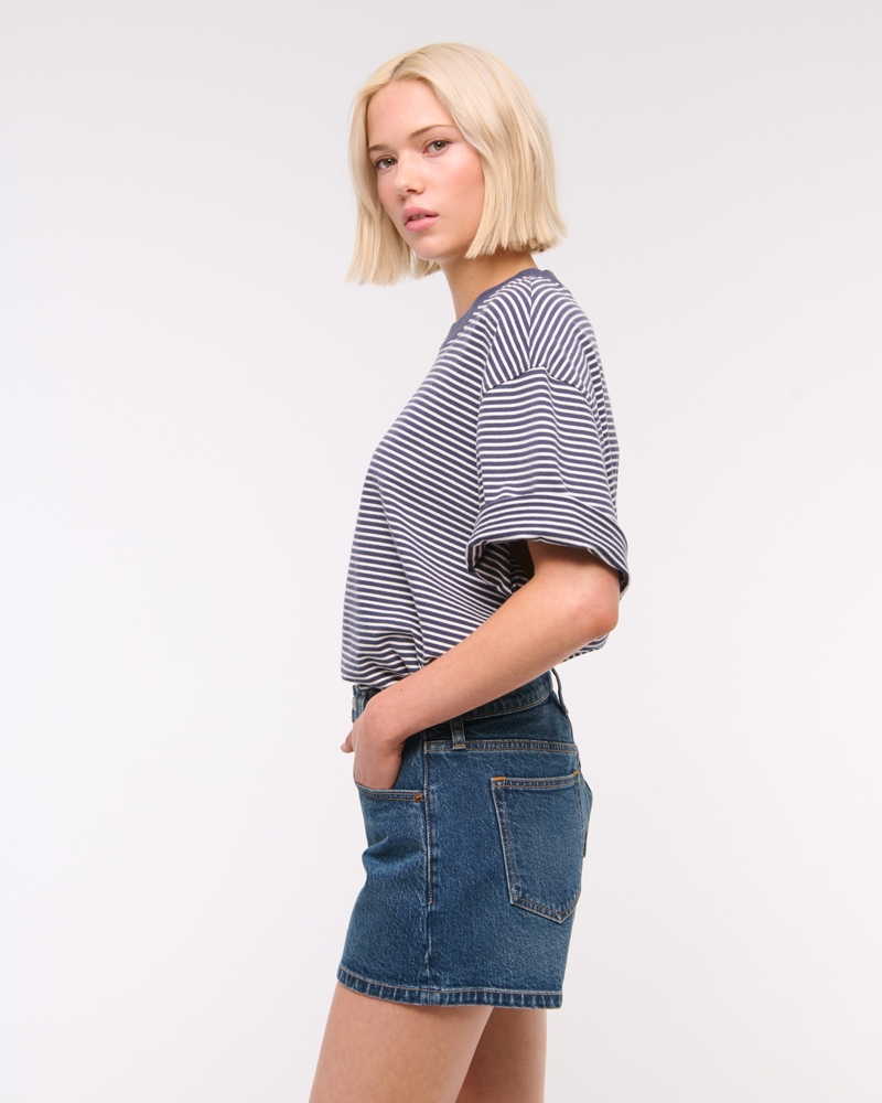 Mid Rise A-Line Short