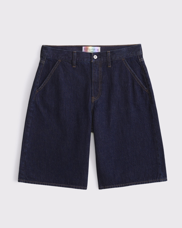 Pride Curve Love Mid Rise Jort, Dark Wash view 2