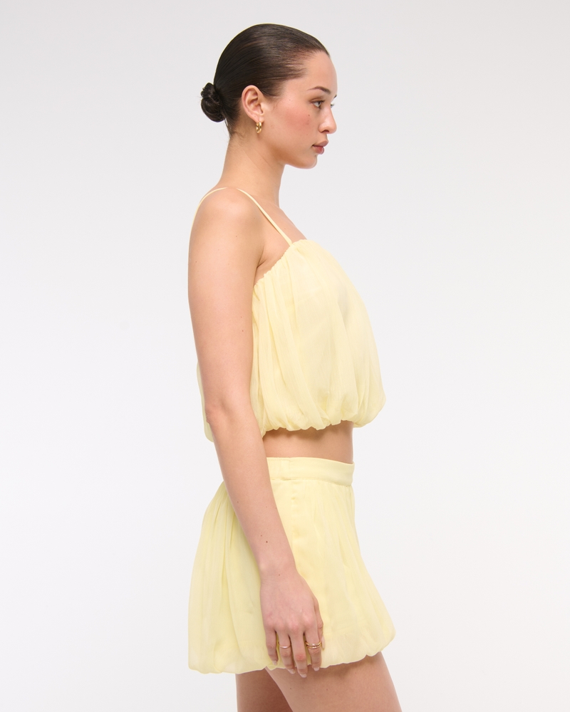 Mid Rise Bubble Hem Short