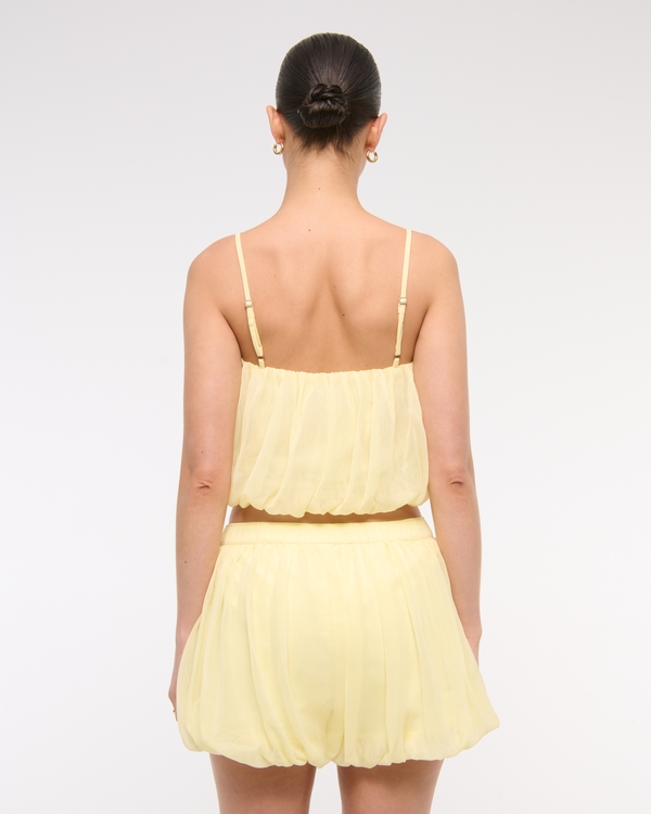 Mid Rise Bubble Hem Short
