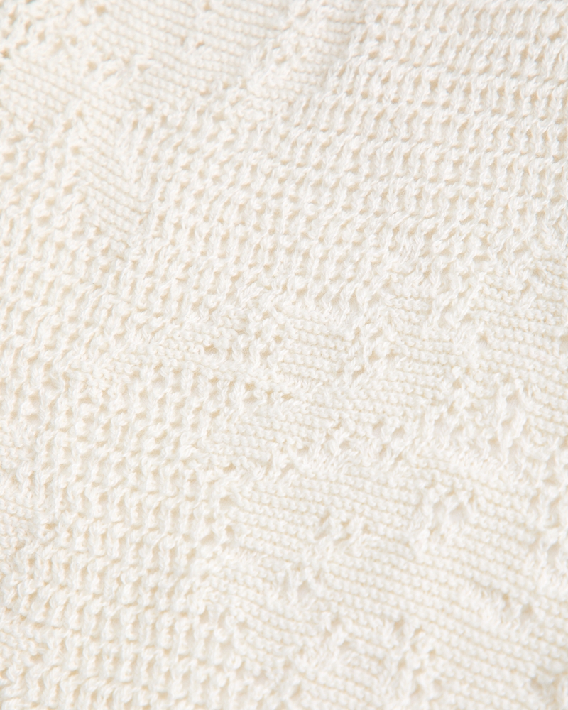 Low Rise Open-Stitch Micro Short
