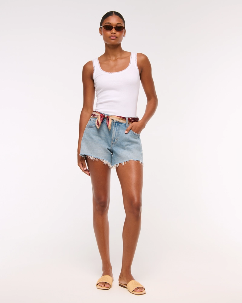 Curve Love Mid Rise A-Line Short