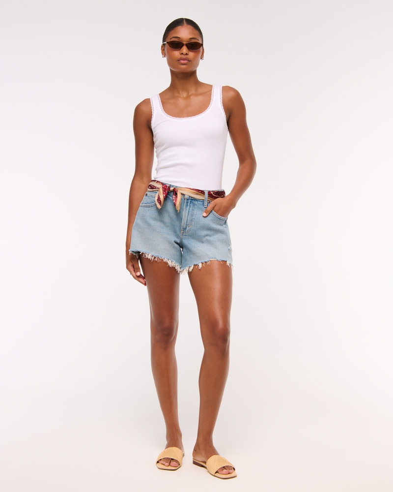 Curve Love Mid Rise A-Line Short