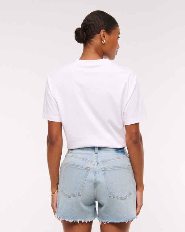 Curve Love High Rise 4" Mom Short