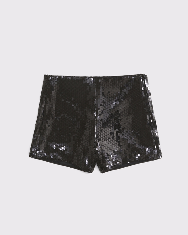 Stretch Sequin Micro Short