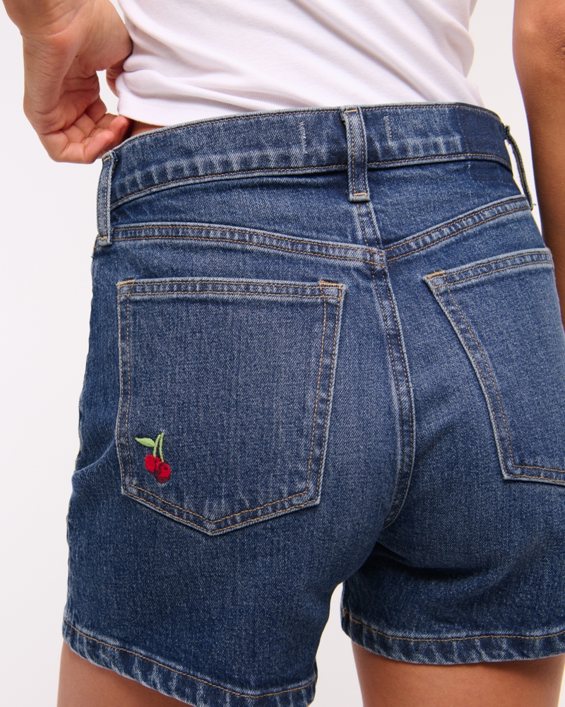 High Rise 4" Mom Short
