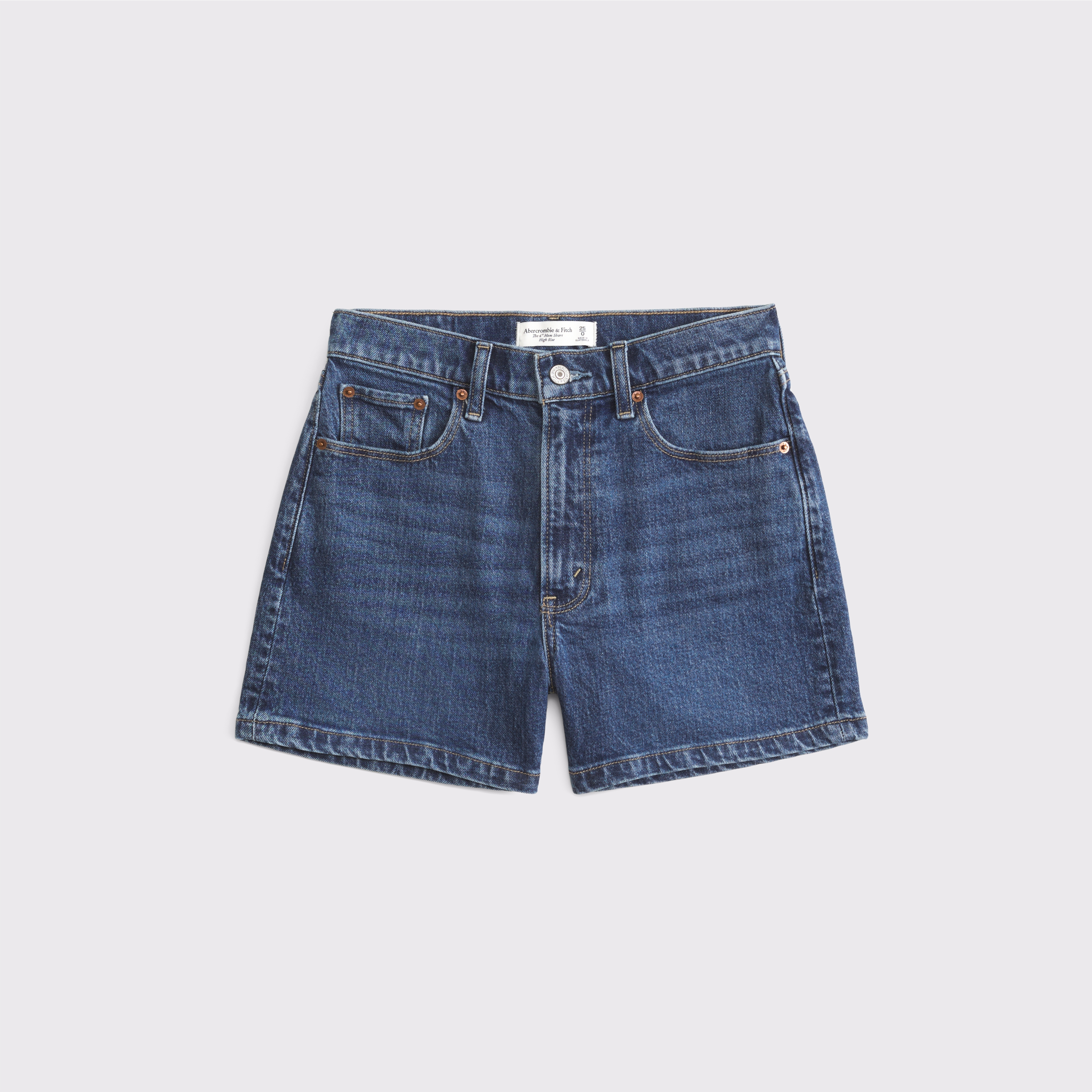 Risen Jeans - Mid Rise Patched Denim Shorts - RDS6074