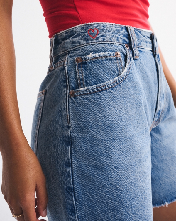 Curve Love High Rise Loose Short, Medium Wash view 1