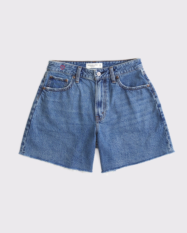 Curve Love High Rise Loose Short, Medium Wash view 1