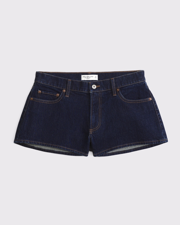 Curve Love Low Rise Mini Short, Rinse view 1
