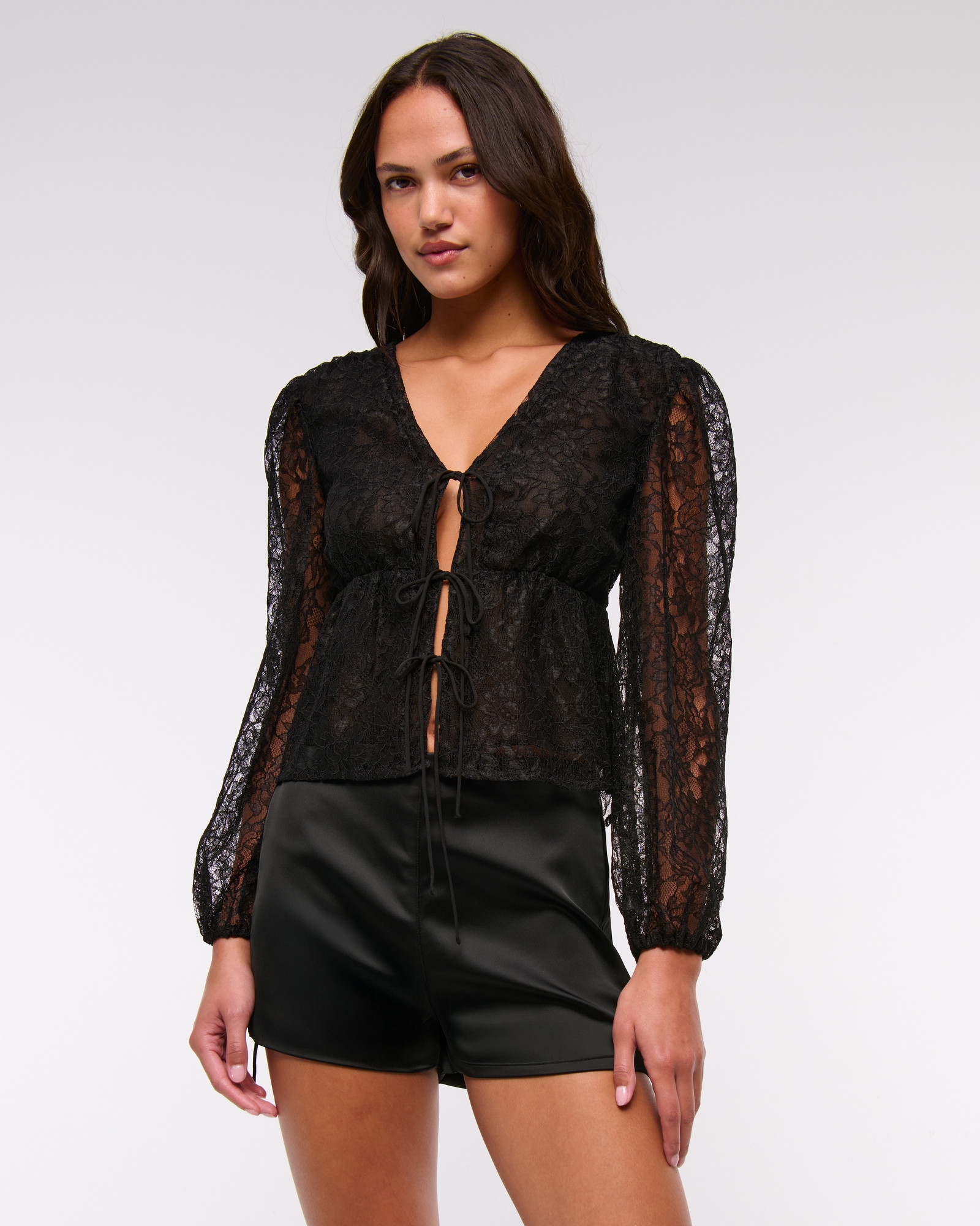 Stretch Vegan Leather Micro Short