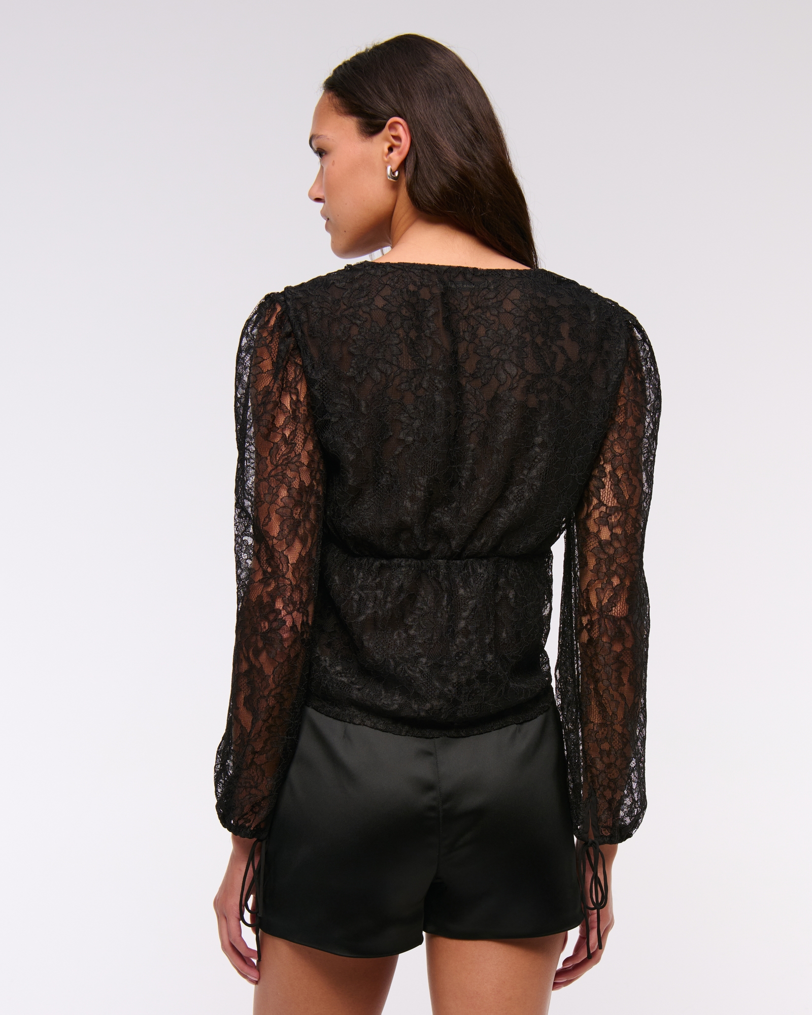 Stretch Vegan Leather Micro Short