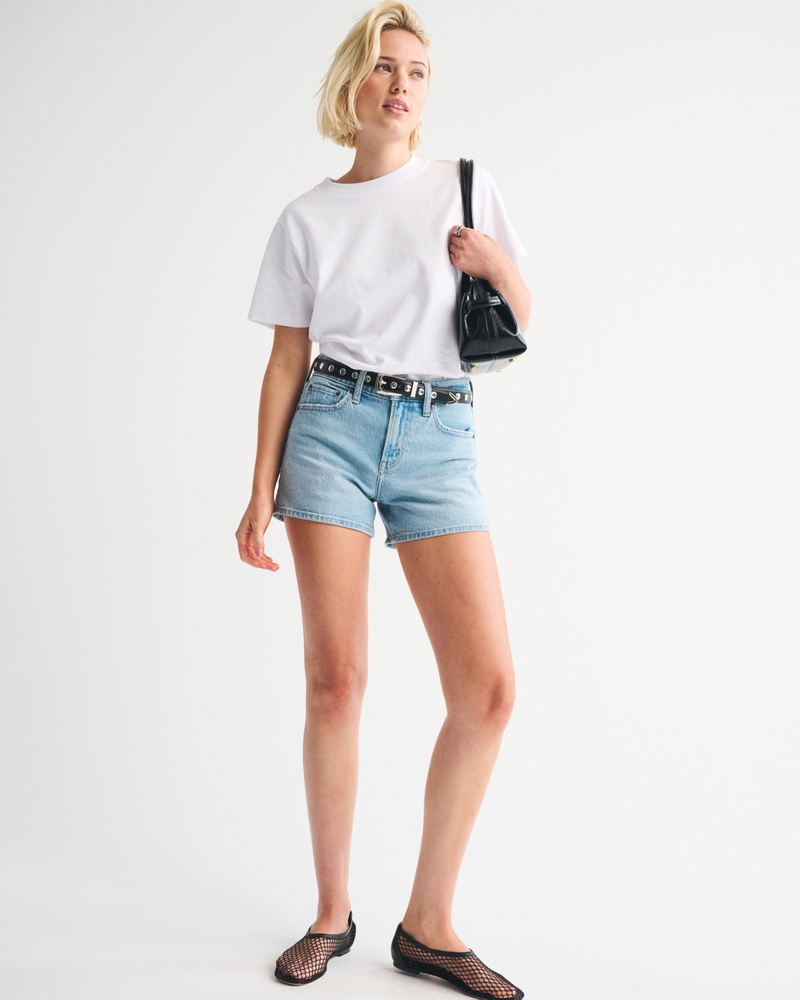Mid Rise A-Line Short