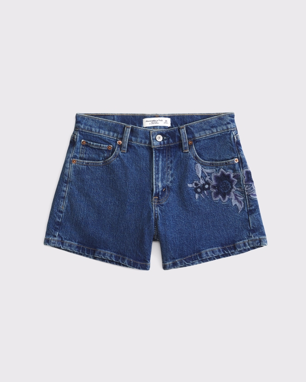 Mid Rise Shorts mit A-Line Fit, Mittel view 1