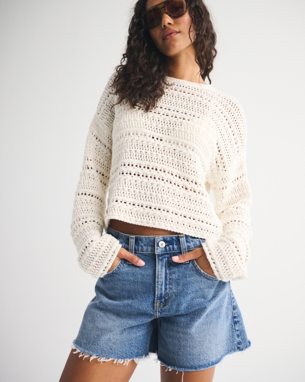 Mid Rise A-Line Short