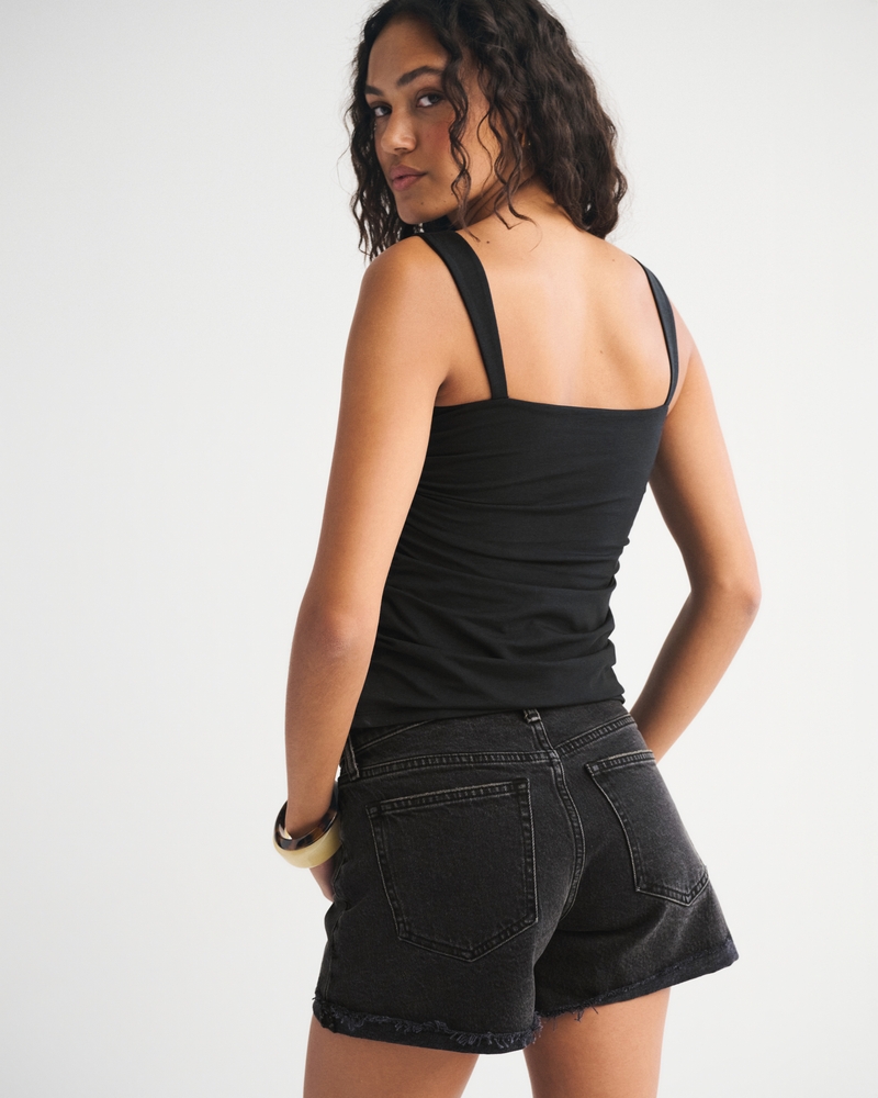 Mid Rise A-Line Short