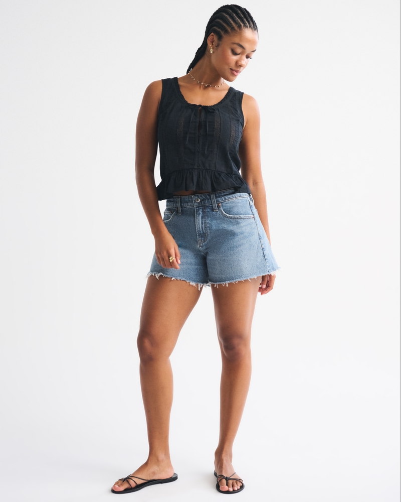 Curve Love Mid Rise A-Line Short
