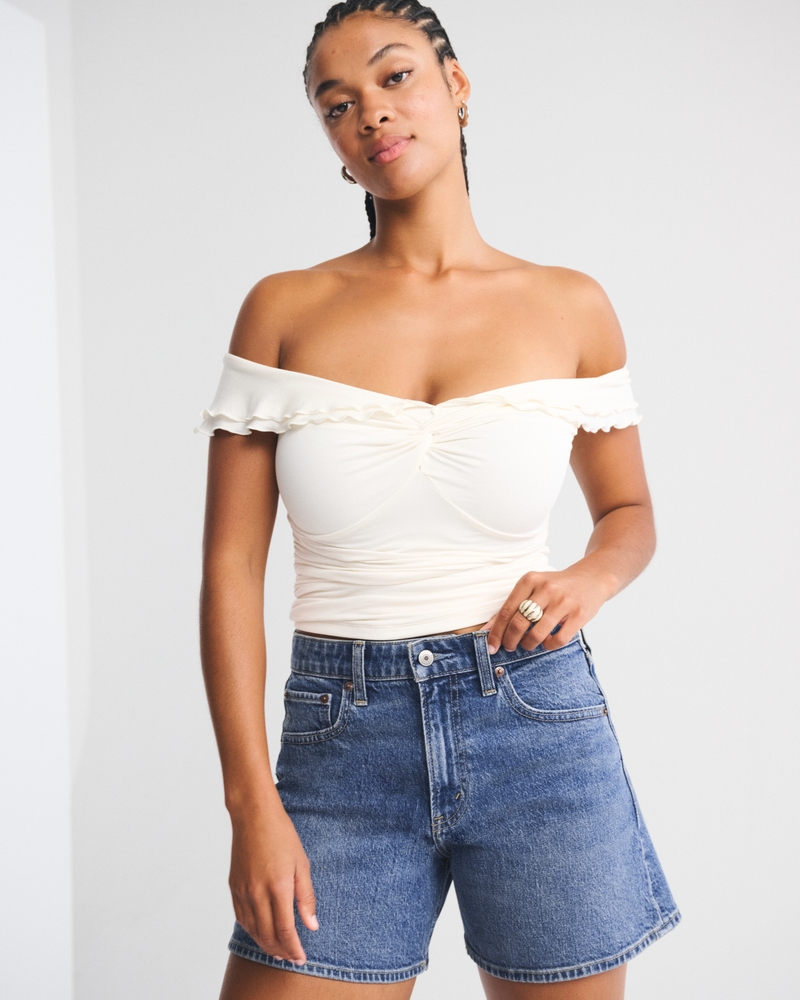 Curve Love High Rise Dad Short