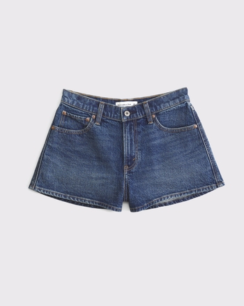 Women's Curve Love Denim Micro Short | Women's Clearance | Abercrombie.com
