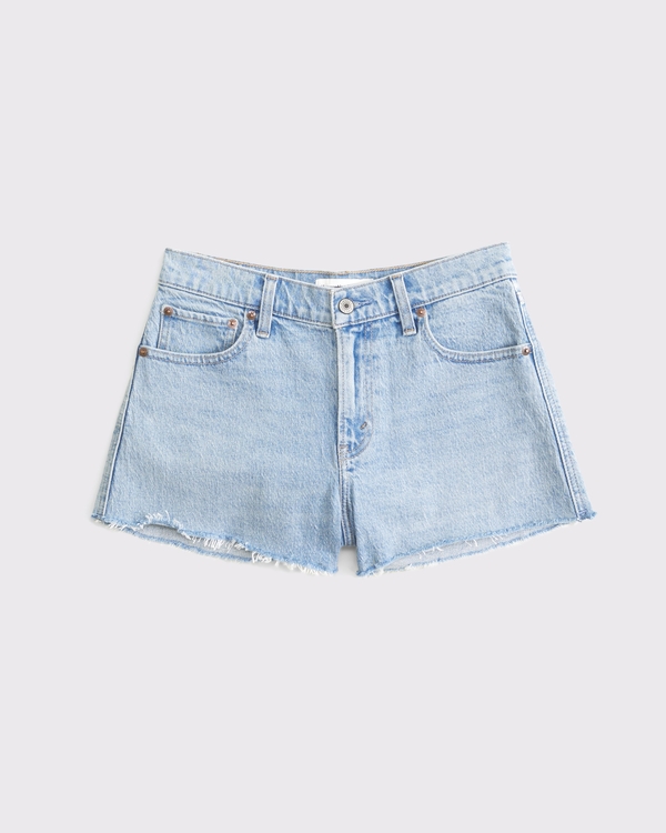 Curve Love Denim V-Waist Mini Short