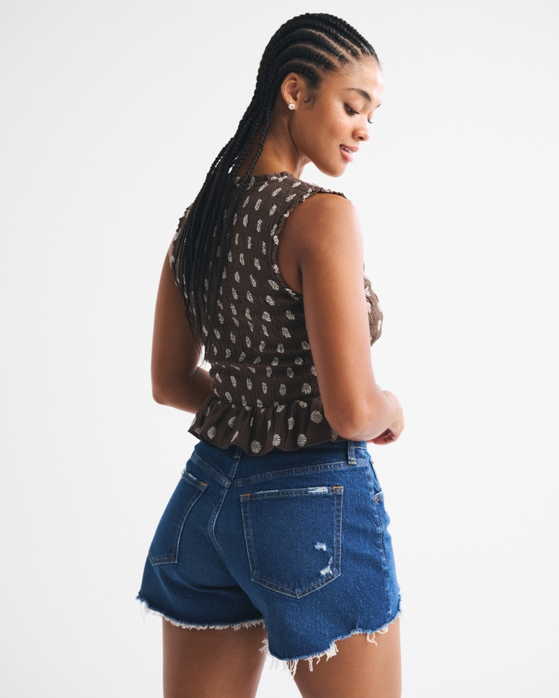 Curve Love High Rise 90s Cutoff Short