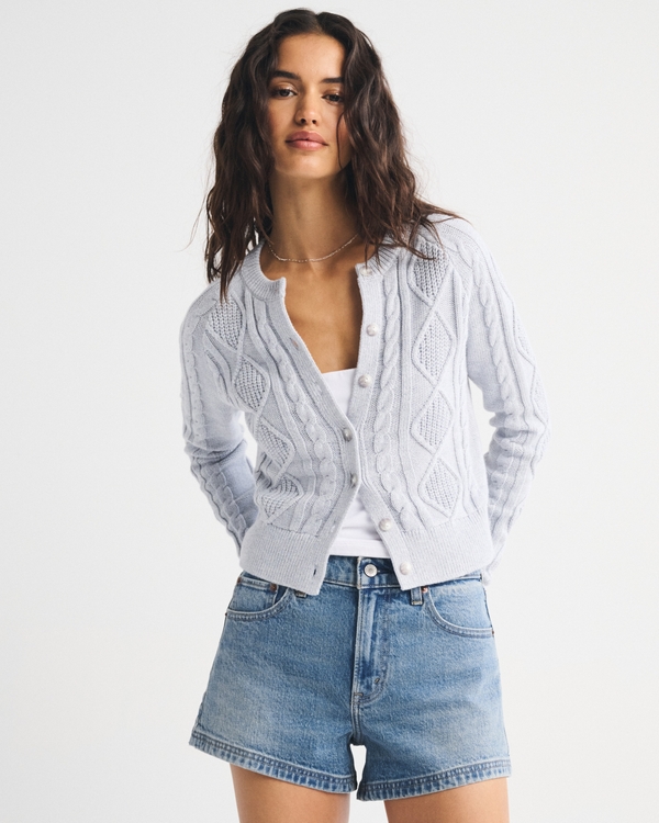 High Rise 90s Cutoff Short, Medium view 1