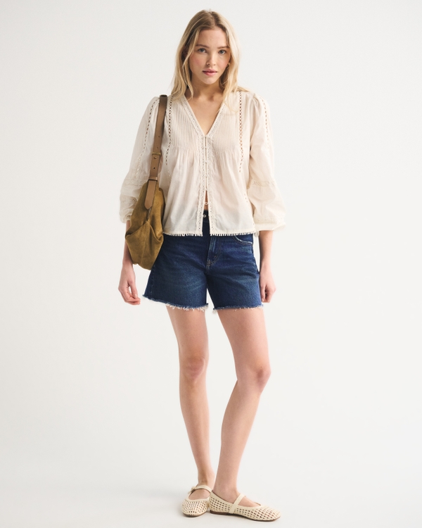 High Rise Dad Short, Dark view 2