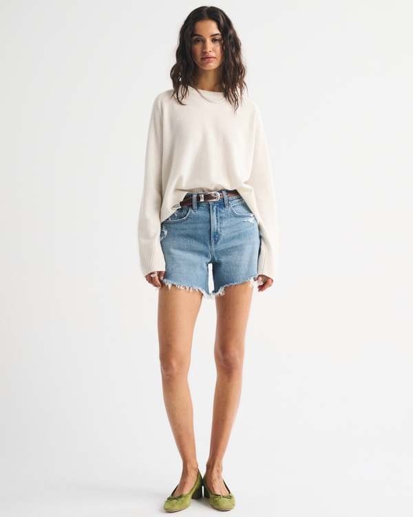 High Rise Dad Short, Medium Destroy view 2