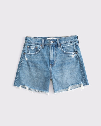 Women's High Rise Dad Short | Women's Bottoms | Abercrombie.com