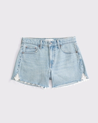 Shorts acampanados de tiro medio