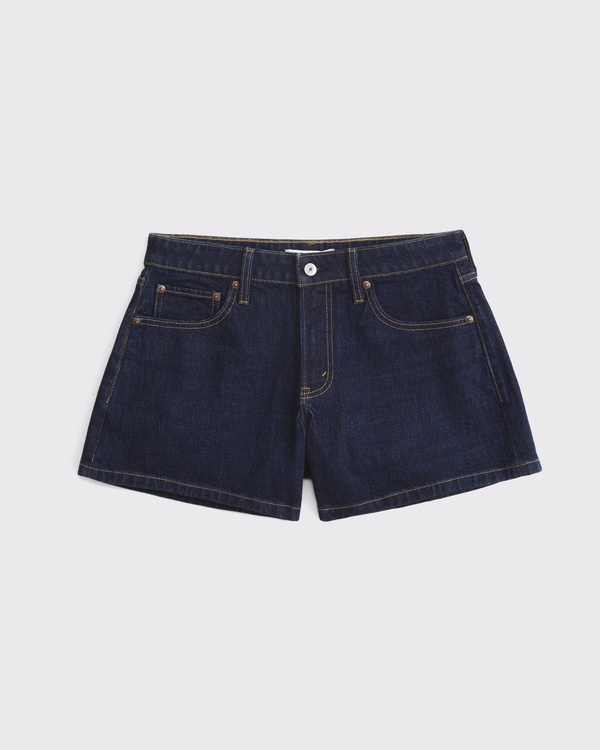 Curve Love Mid Rise A-Line Short, Dark view 1