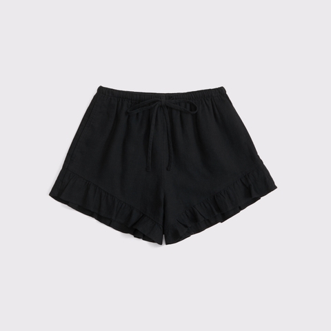 Женские брюки Abercrombie & Fitch Linen-Blend Pull-On Short