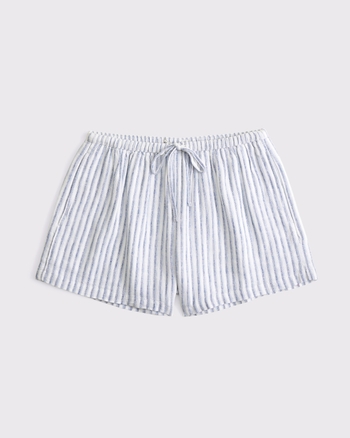 Linen-Blend Pull-On Short from Abercrombie & Fitch - $55