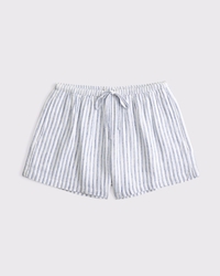 Linen-Blend Pull-On Short