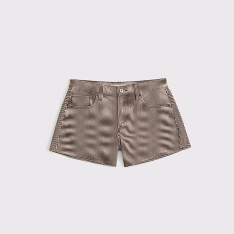 Женские брюки Abercrombie & Fitch Curve Love Mid Rise A-Line Short