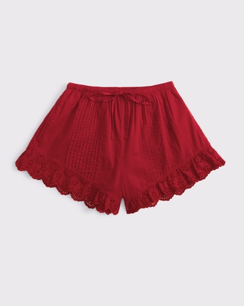 100% Cotton Ruffle Pull-On Short