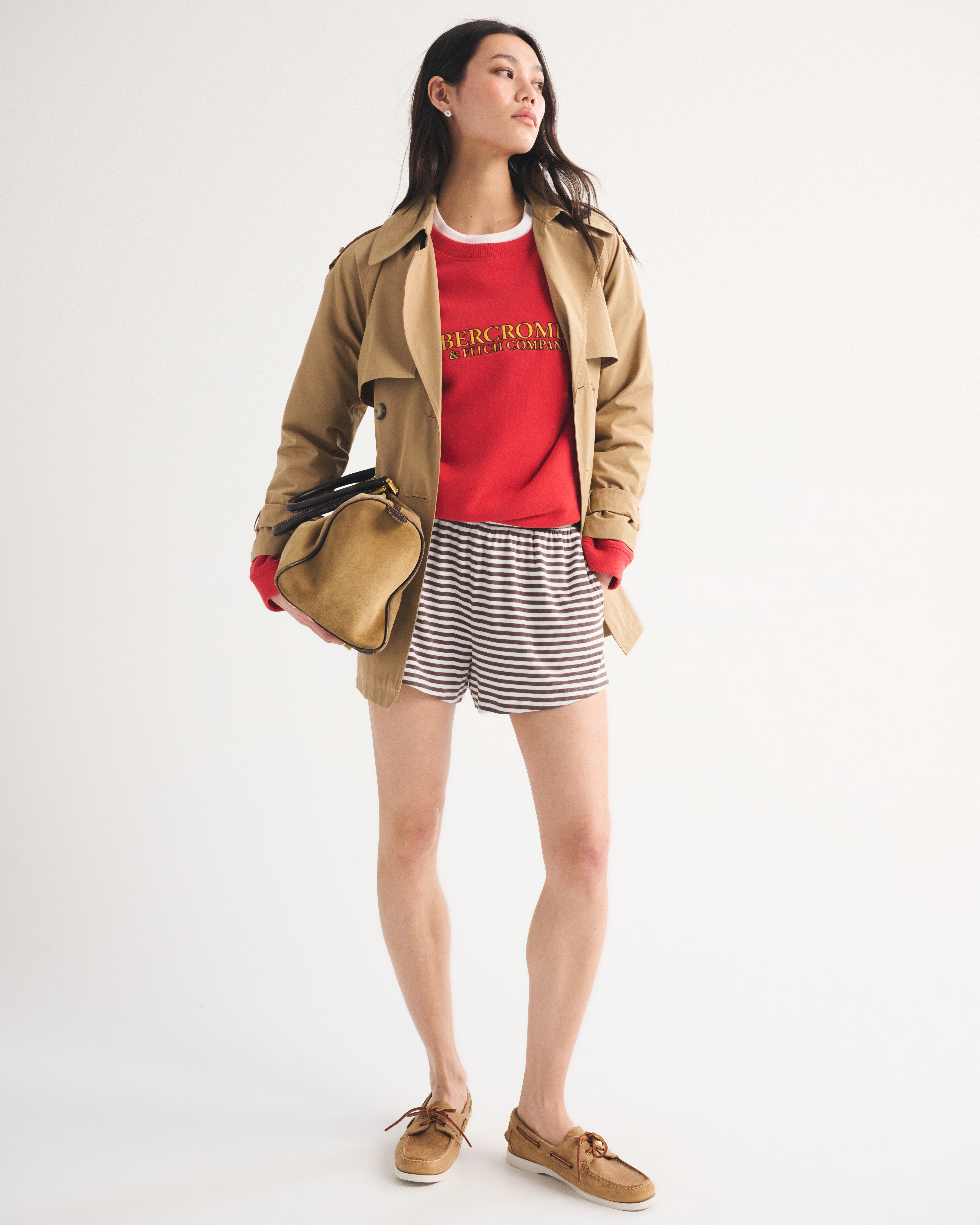 Женские брюки Abercrombie & Fitch High Rise Lounge Short — фото 3