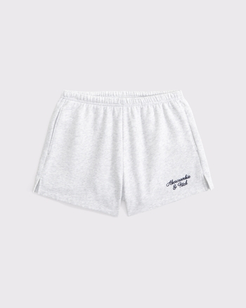 High Rise Sunday Logo Mini Short from Abercrombie & Fitch - $40