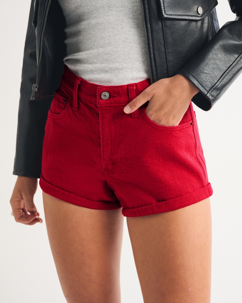 High Rise Denim Micro Short - thumbnail 8