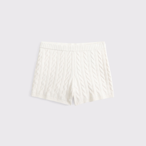 Женские свитеры Abercrombie & Fitch Cable Micro Sweater Short