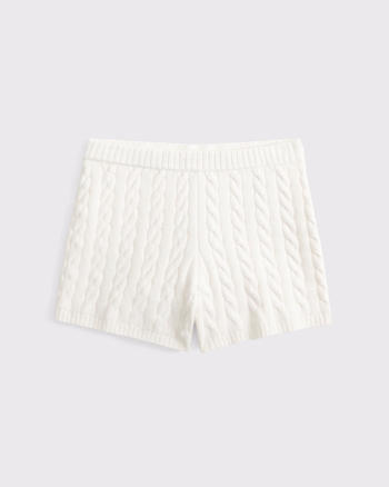 Cable Micro Sweater Short