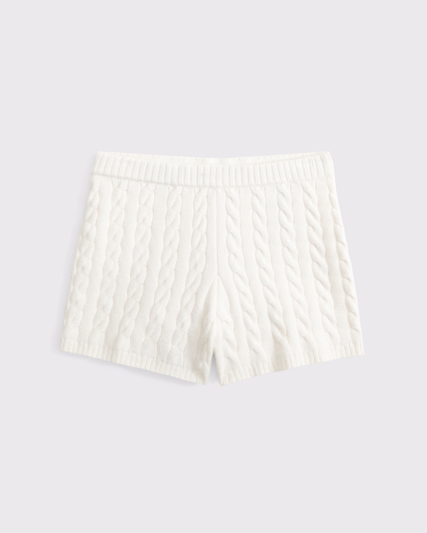 Cable Micro Sweater Short