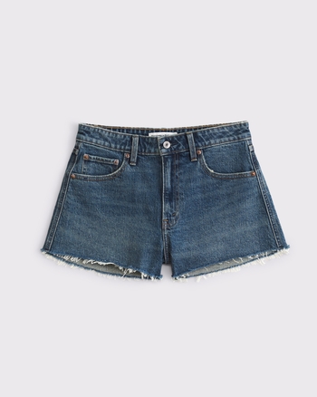 Curve Love High Rise Denim Micro Short from Abercrombie & Fitch - $70