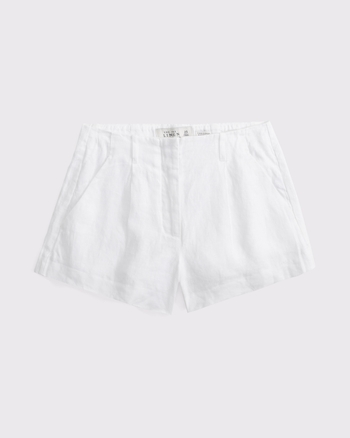 100% Linen High Rise Short from Abercrombie & Fitch - $65