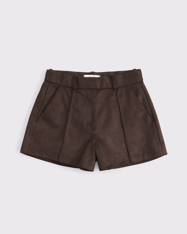 Women's Vegan Suede Tailored Micro Short | Women's New Arrivals